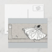 Glazen Muiltje Vintage Assepoester Ansichtkaart Briefkaart (Voorkant / Achterkant)