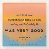 glazen onderzetter (Voorkant)