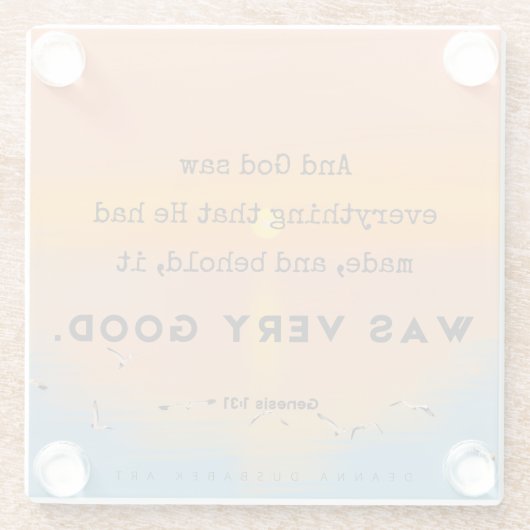 glazen onderzetter (Achterkant)