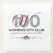 Glazen Onderzetter (Voorkant)