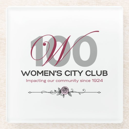 Glazen Onderzetter (Voorkant)