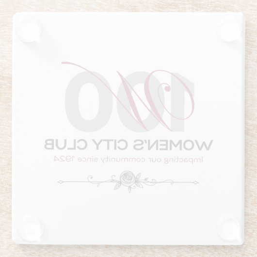 Glazen Onderzetter (Achterkant)