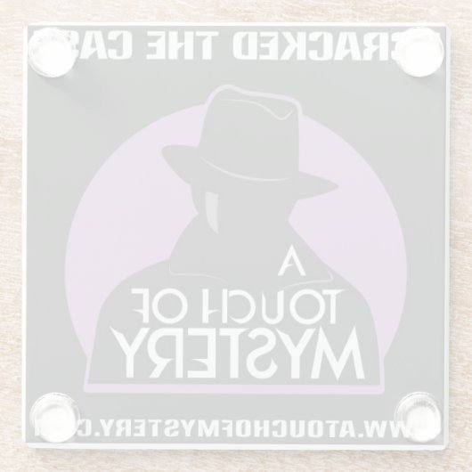 Glazen onderzetter (Achterkant)