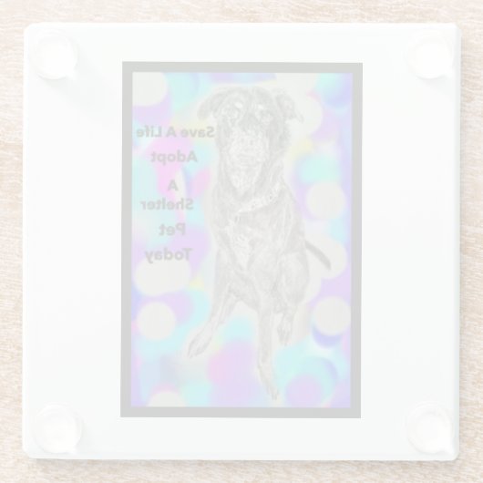 Glazen Onderzetter (Achterkant)