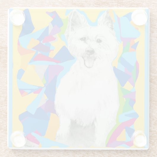 glazen onderzetter (Achterkant)