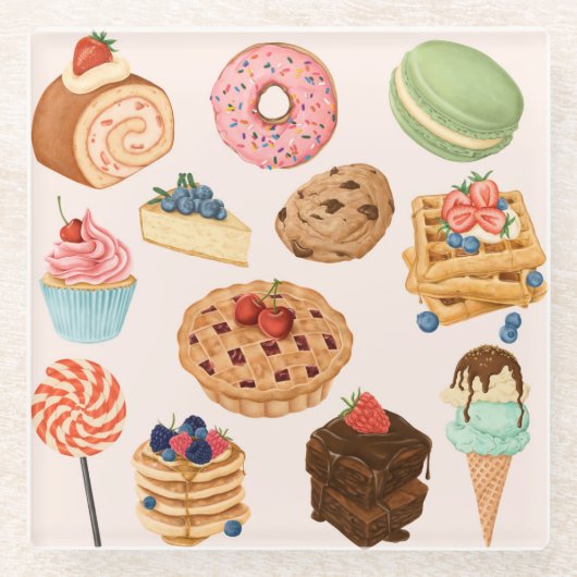 Glazen Onderzetter (Voorkant)