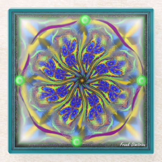 Glazen Onderzetter (Voorkant)