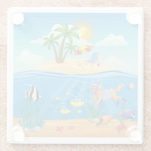 Glazen Onderzetter (Achterkant)