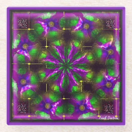 Glazen Onderzetter (Voorkant)