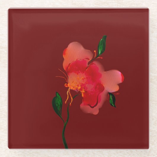 Glazen onderzetter (Voorkant)