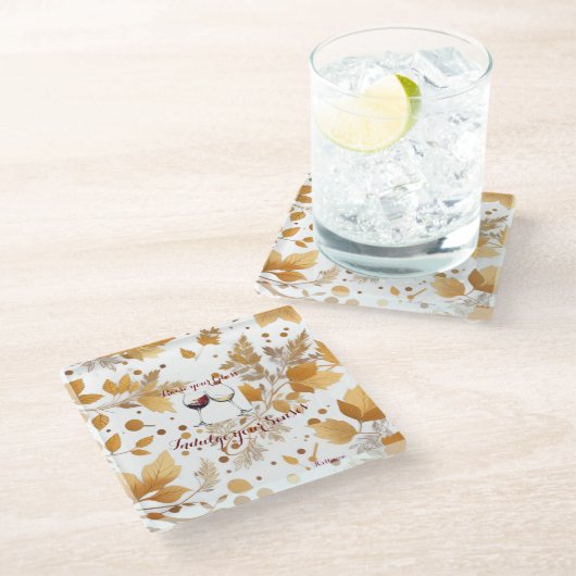 Glazen Onderzetter (Schuin)