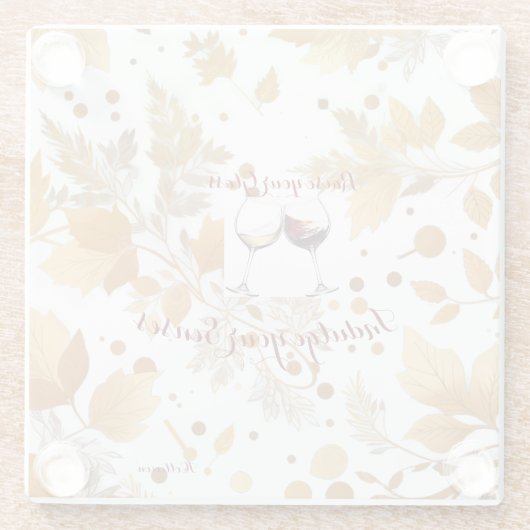 Glazen Onderzetter (Achterkant)