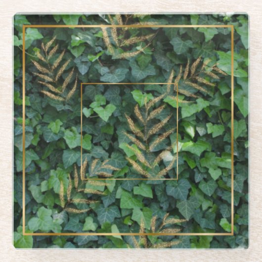 Glazen onderzetter (Voorkant)