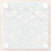 Glazen Onderzetter - Aardbeienplukker (Achterkant)