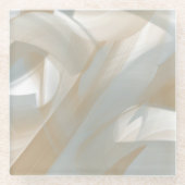 Glazen Onderzetter Abstract Huis Trend Sandy Torna (Voorkant)