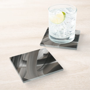 Glazen Onderzetter Abstracte Thuis Terra's Teder G