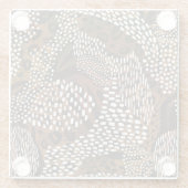 Glazen Onderzetter Dierenprint (Achterkant)