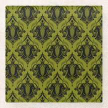 Glazen onderzetter in Olijven kroon in Turkije