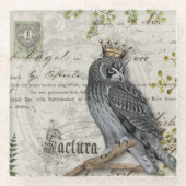 Glazen Onderzetter - King Falcon (Voorkant)