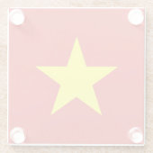 Glazen onderzetter met vlag van Vietnam (Achterkant)