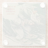 Glazen Onderzetter noordenwind (Achterkant)