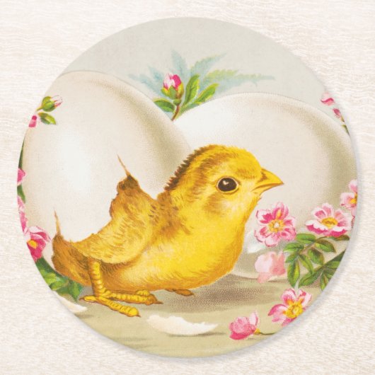 Glazen Onderzetter - Paasthema (Voorkant)