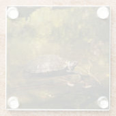 Glazen Onderzetter - Schroef op Login Pond (Achterkant)