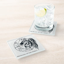 Glazen Onderzetter - SerenityofTheHeart