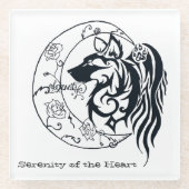 Glazen Onderzetter - SerenityofTheHeart (Voorkant)