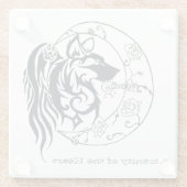 Glazen Onderzetter - SerenityofTheHeart (Achterkant)