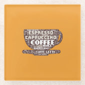 Glazen Onderzetter - Word Cloud (Voorkant)