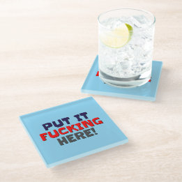 Glazen Onderzetter zet het hier!