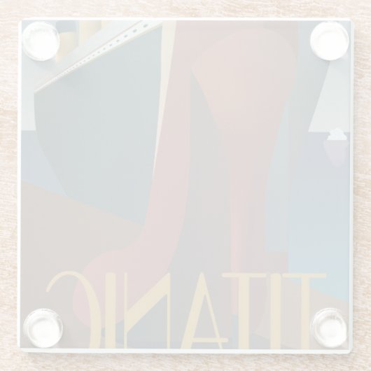 Glazen Onderzetters - Titanic (Achterkant)