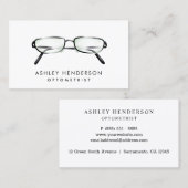 Glazen | Opticien-Visitekaartjes Visitekaartje (Voorkant / Achterkant)