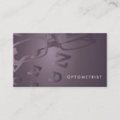 Glazen Optometrist visitekaartje (Voorkant)