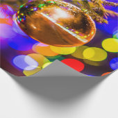 Glazen Ornament Ball, Cheerful Lights Cadeaupapier (Hoek)