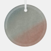 Glazen Ornament - blauw en rood (Voorkant)