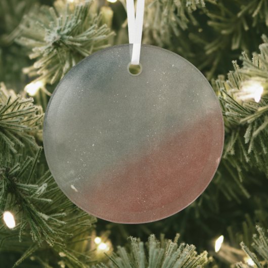 Glazen Ornament - blauw en rood (Insitu)