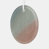 Glazen Ornament - blauw en rood (Voorkant links)