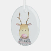Glazen Ornament - Deer (Voorkant links)