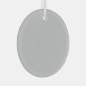 Glazen ornament | Elegante cirkel | Kerstcadeau (Voorkant Rechts)