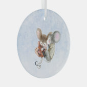 Glazen Ornament - kerstmuizen (Voorkant Rechts)
