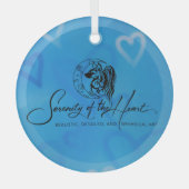 Glazen Ornament - Sereniteit van het hart (Voorkant)