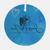 Glazen Ornament - Sereniteit van het hart (Achterkant)