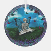 Glazen Ornament - Skelet Melk (Voorkant)