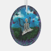 Glazen Ornament - Skelet Melk (Voorkant Rechts)