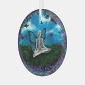 Glazen Ornament - Skelet Melk (Voorkant links)