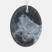 Glazen Ornament - Spirit Wolf (Voorkant Rechts)