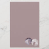 "Glazen paarden" ~ Lavender Stationery Briefpapier (Voorkant)