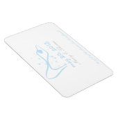 Glazen pantoffel Sla de datum op Magneet (Rechterzijde)